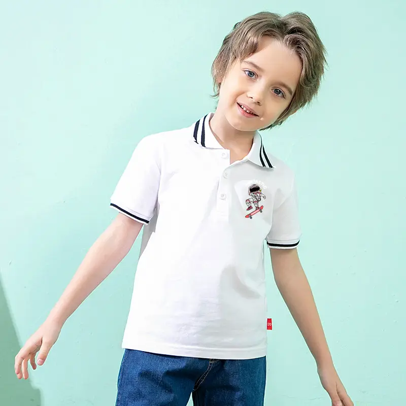 Mi Chun Boys Polo Shirt Green 2026 Summer - Image 8