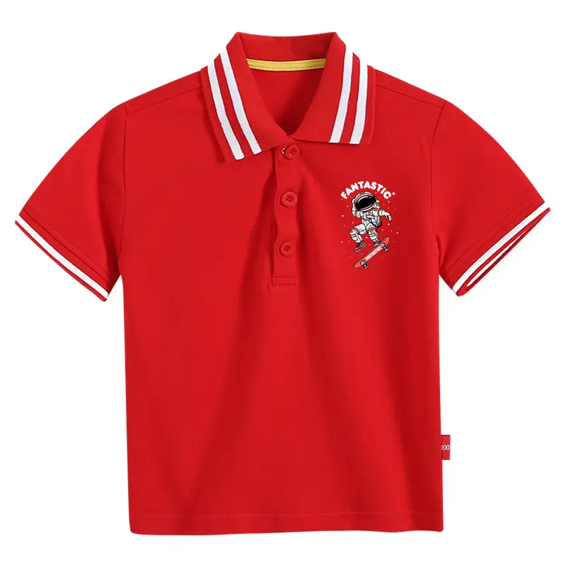Mi Chun Boys Polo Shirt Green 2026 Summer - Image 2