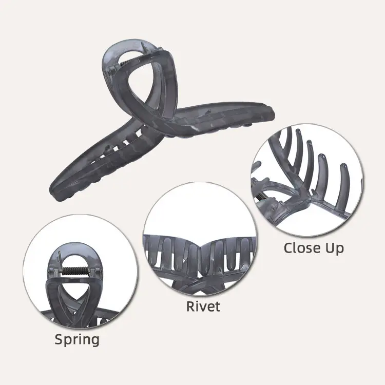 Korean Style Jelly Shark Hair Grab Clip 12" - Image 8
