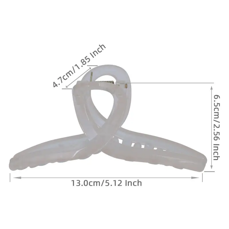 Korean Style Jelly Shark Hair Grab Clip 12" - Image 9