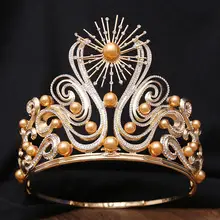Luxury Crystal Princess Crown Hair Accessory for Weddings & Gifts — feature 1