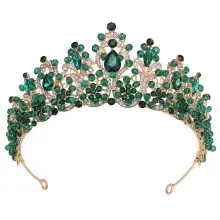 Luxury Crystal Princess Crown Hair Accessory for Weddings & Gifts — feature 11
