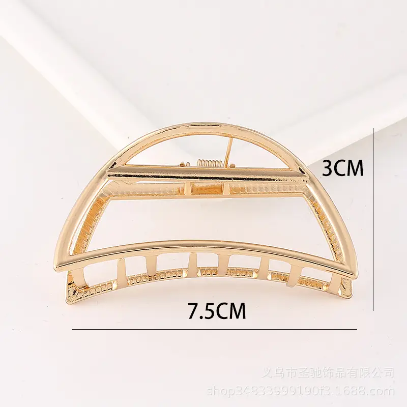 Gold Pearl Rhinestone Hairpin Clip for Women - Image 10