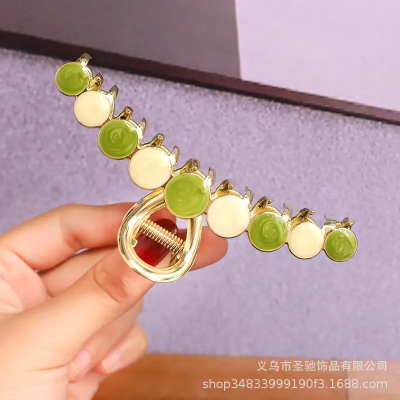 Gold Pearl Rhinestone Hairpin Clip for Women - Image 27