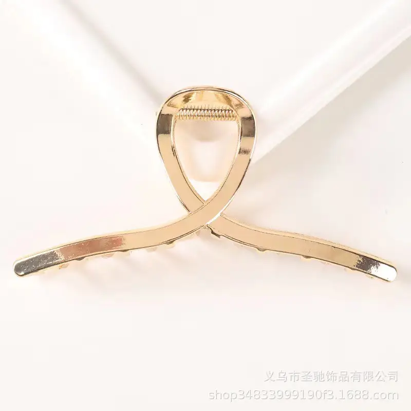 Gold Pearl Rhinestone Hairpin Clip for Women - Image 41