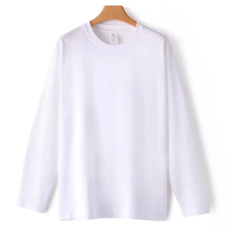 Pure Cotton Long Sleeve T-Shirt Women Black - Image 8