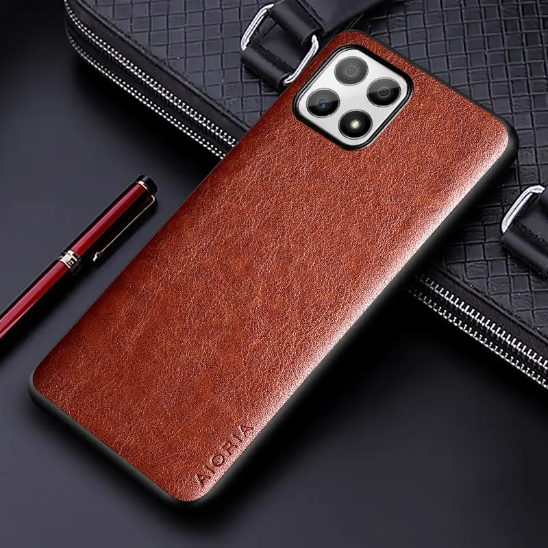 Red PU Leather Huawei Phone Case 360° - Image 3