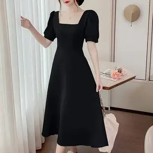 Women White Chiffon Waist Slimming Dress Summer Tea Break — feature 20