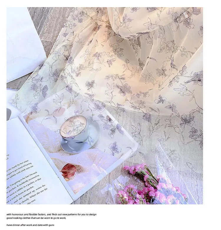 Women White Chiffon Waist Slimming Dress Summer Tea Break — feature 47