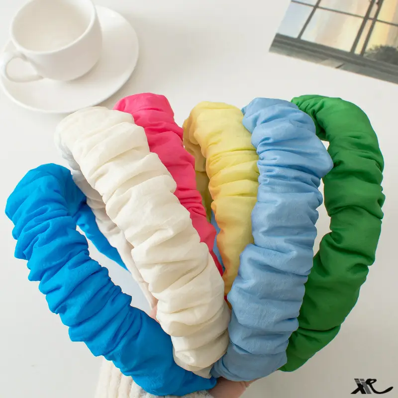 Pink Satin Hairband for Women's Hairpin & Face Wash Accessories - Image 14