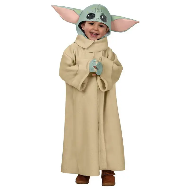 Cross-Brand Star Wars Yoda Cosplay Costume for Kids - Image 2