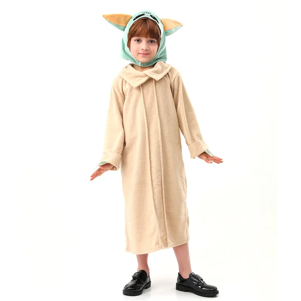 Cross-Brand Star Wars Yoda Cosplay Costume for Kids - Image 3