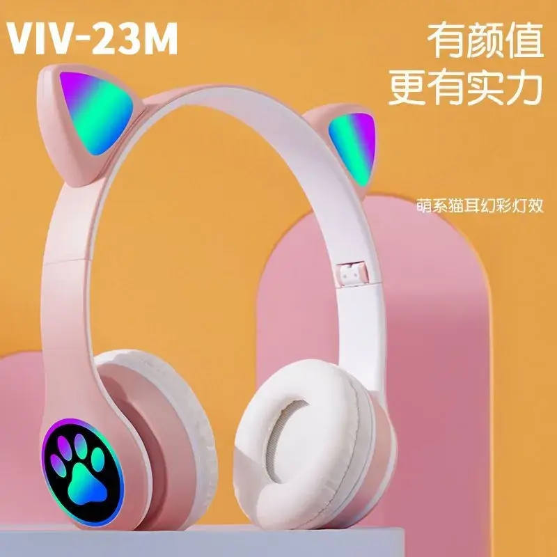 P9 Promax Bluetooth Headphones Red Pink Foldable — feature 10