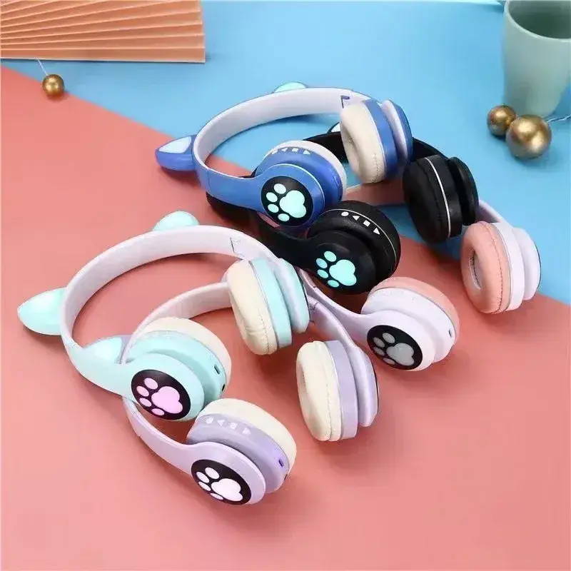 P9 Promax Bluetooth Headphones Red Pink Foldable - Image 20