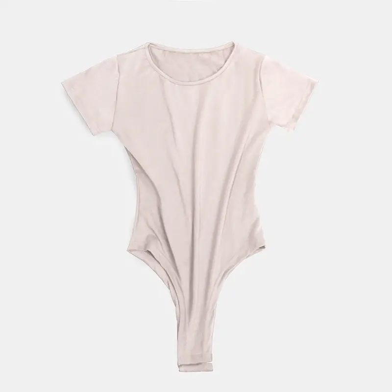 White Tight Fitting Women's Romper Plus Size — feature 44
