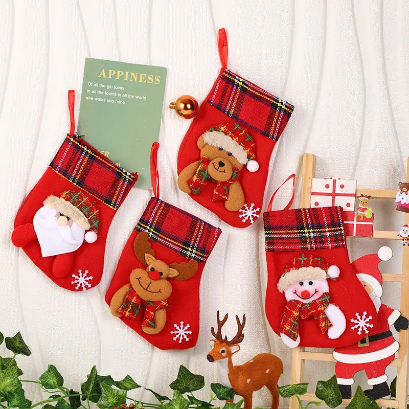 Christmas Santa Socks Set for Kids & Decor - Image 23