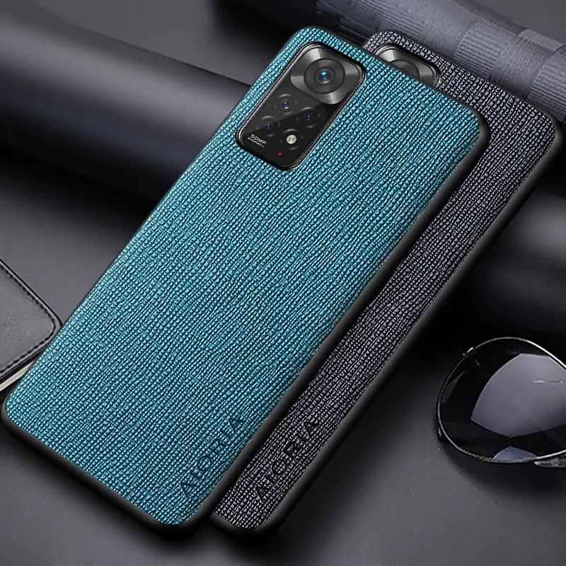 Classic Saffiano Leather Case for Xiaomi Redmi Note 11 Pro - Image 7