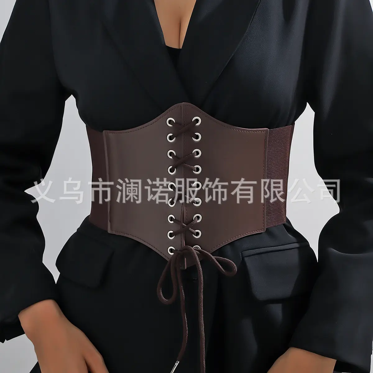 European American Lace-Up Corset Girdle for Women - Image 7