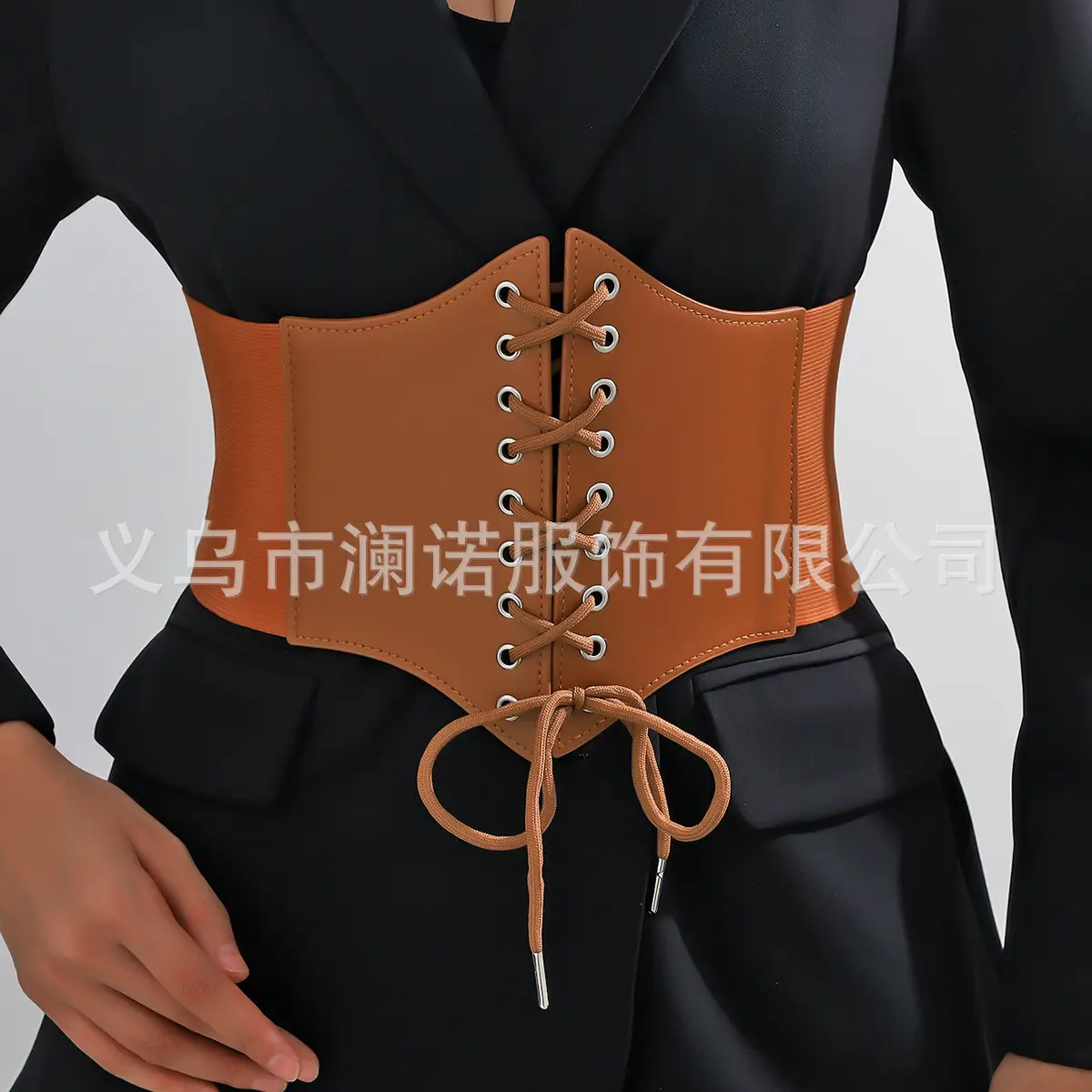 European American Lace-Up Corset Girdle for Women - Image 9