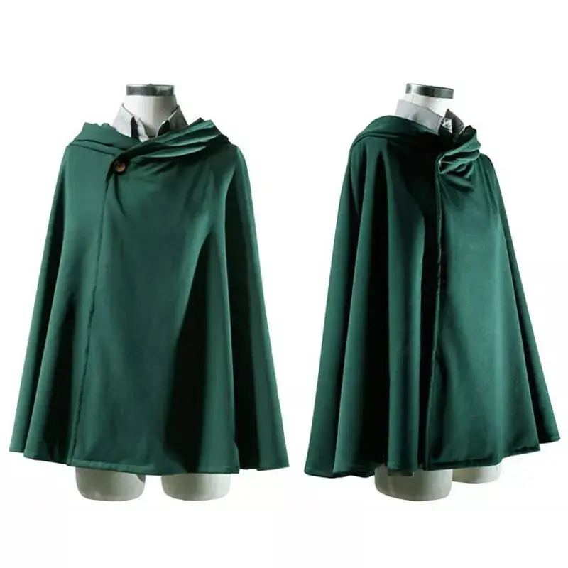 Green Hooded Survey Corps Cloak Costume - Image 5