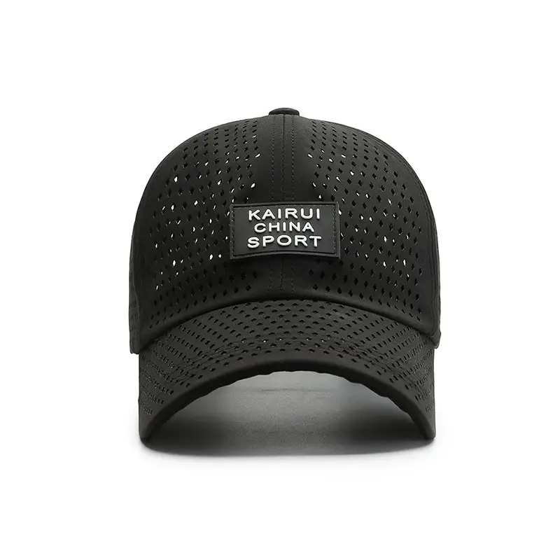Kairui Sports Men Women Perforated Cap Navy - Image 5