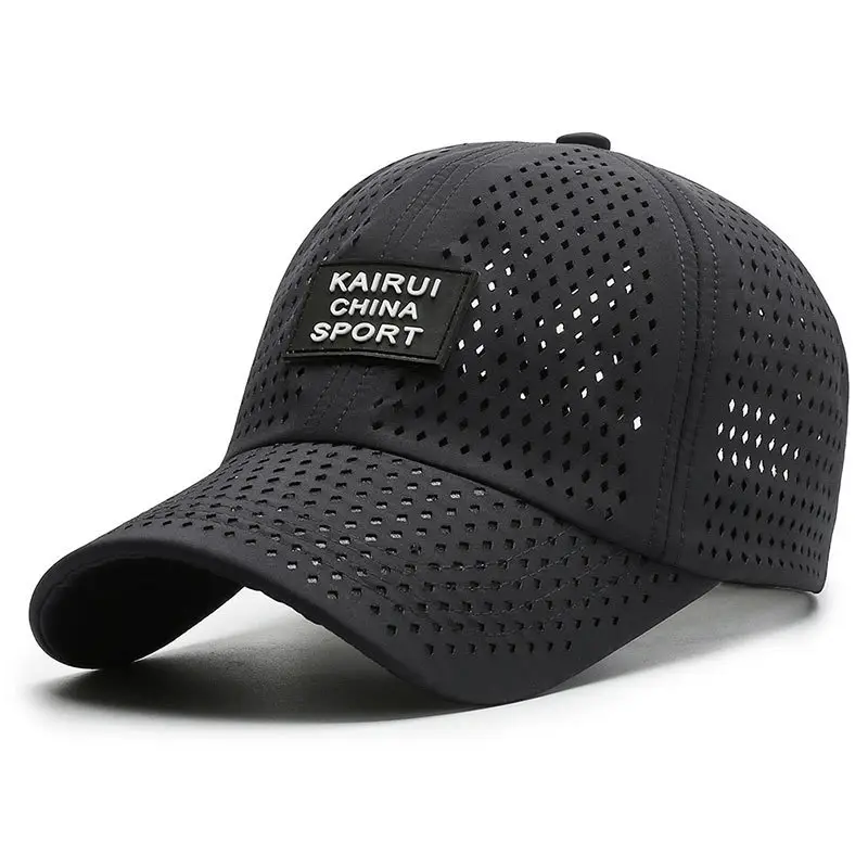 Kairui Sports Men Women Perforated Cap Navy - Image 3