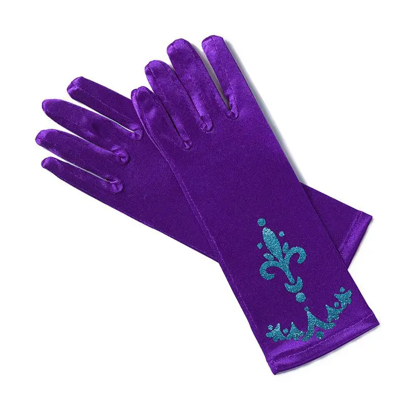 Princess Aisha Sequin Trailing Dress Purple - Image 11