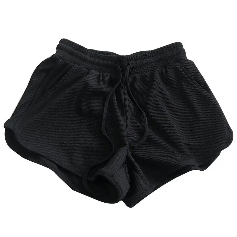 Women Grey Sweatpants Spring Summer Slimming Casual Shorts - Image 10
