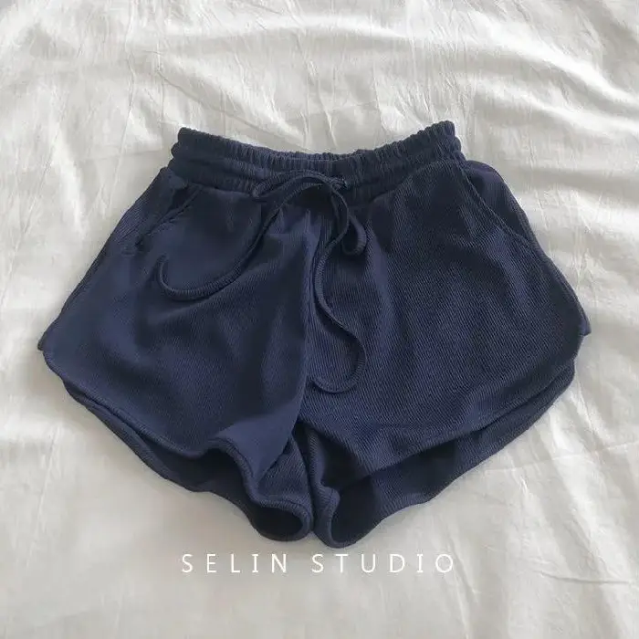 Women Grey Sweatpants Spring Summer Slimming Casual Shorts - Image 5