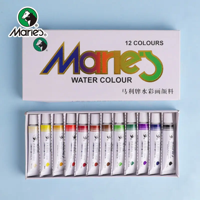 Marley Brand 24 Color Watercolor Paint Beginner 12 Color 18 Color 36 Color Set Marley Watercolor Set Art Special