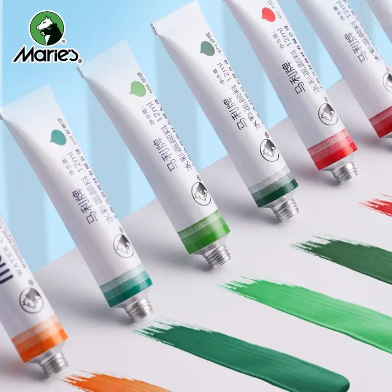 Marley Brand 24 Color Watercolor Paint Beginner 12 Color 18 Color 36 Color Set Marley Watercolor Set Art Special