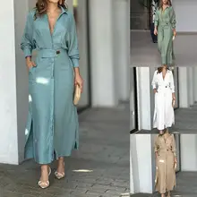 Color-Blocking Printed Vest High-Waisted Slit Long Skirt Set — feature 7