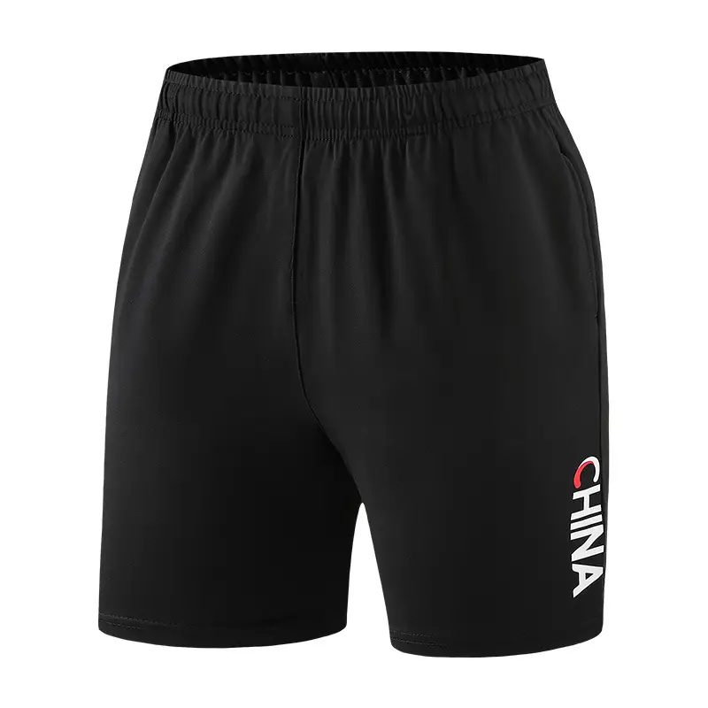 Chinese Team Running Shorts Black Large Track Pants - Image 9