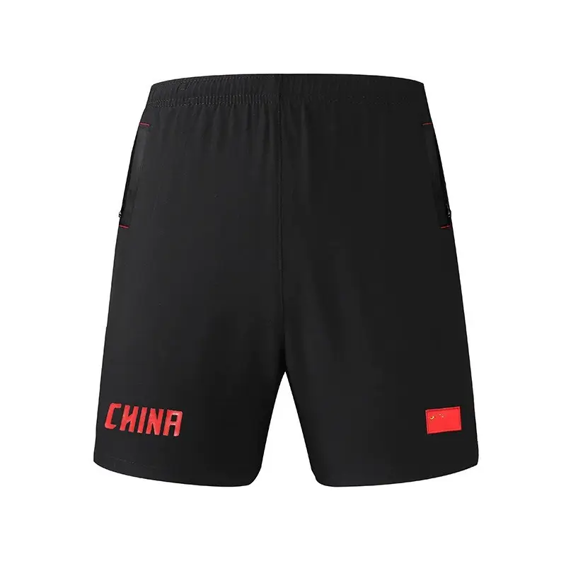 Chinese Team Running Shorts Black Large Track Pants - Image 10
