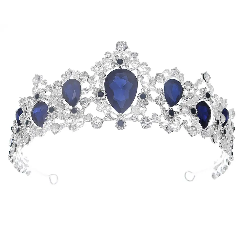 Vintage Rhinestone Crown for Bridal & Princess Wear