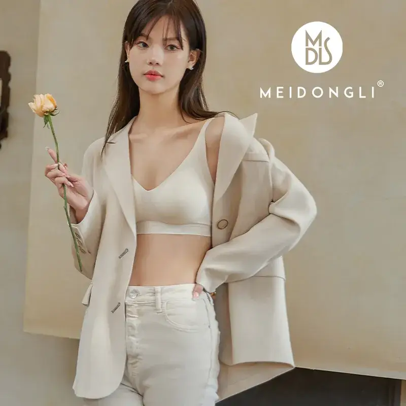2022 Spring Underwear No Steel Rings V-Neck Large - Image 3