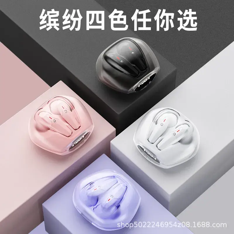 Pink In-Ear Bluetooth Headset with Power Display - Image 7