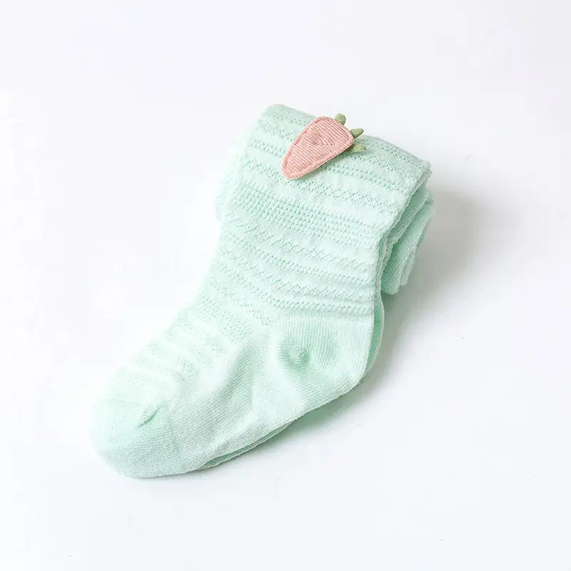 Girls Strawberry Mesh Pantyhose Baby Pants