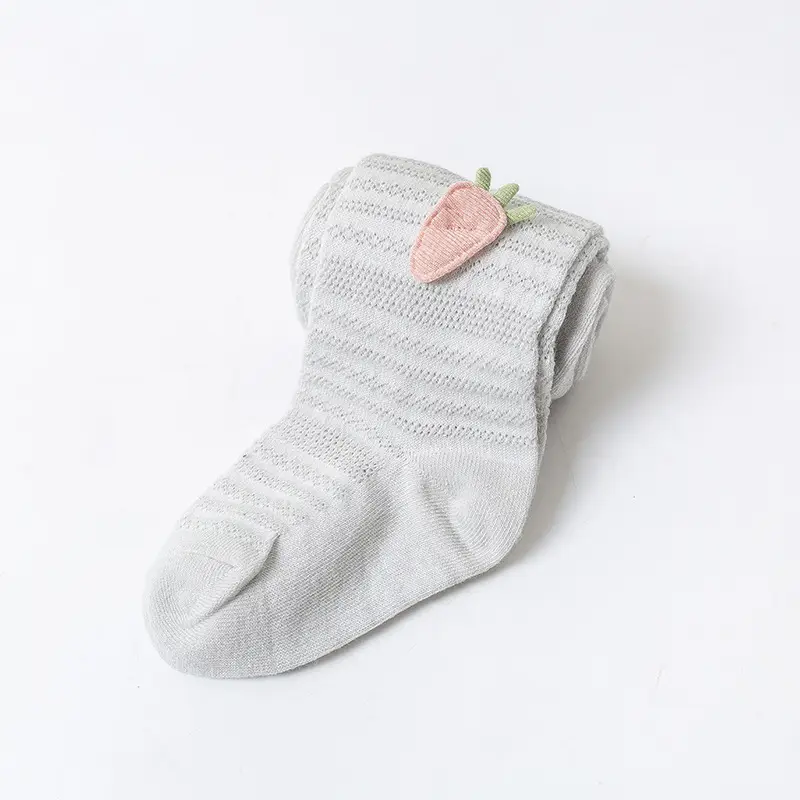 Girls Strawberry Mesh Pantyhose Baby Pants