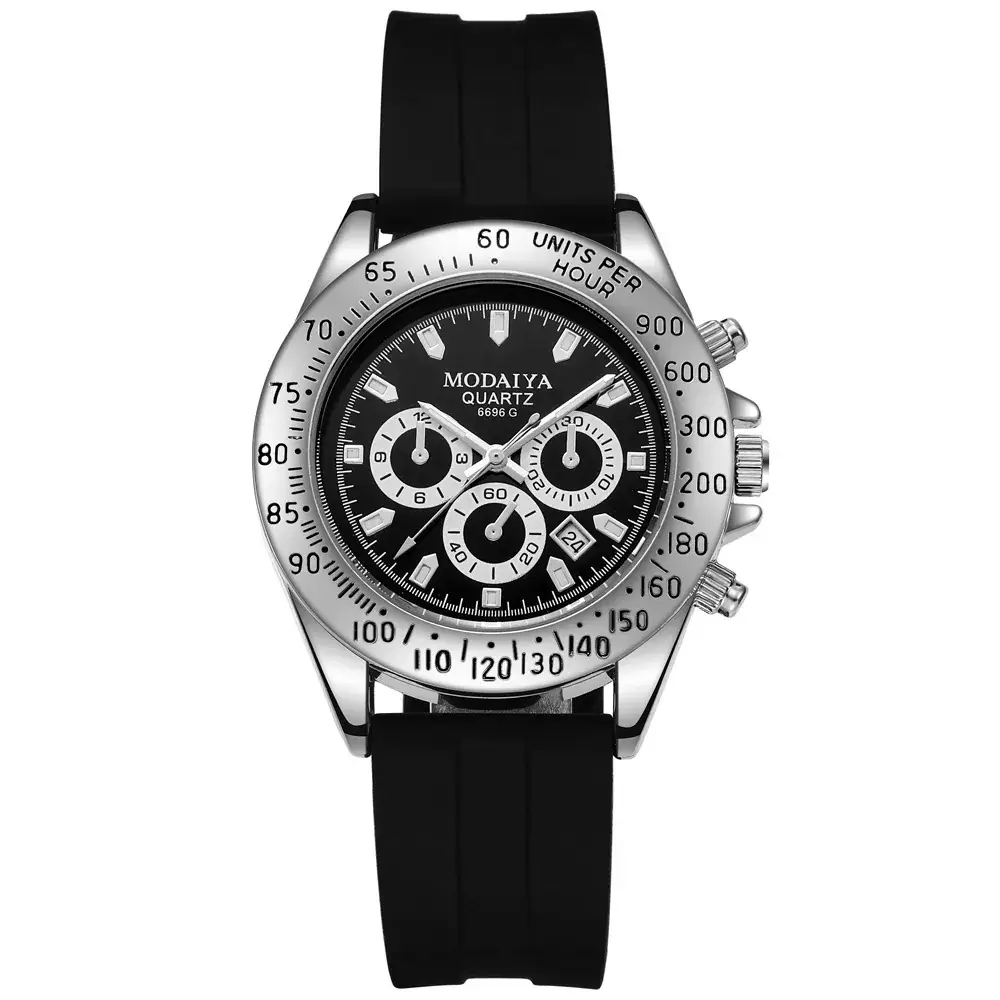 2022 New Silicone Black Water Ghost Watch for Men - Image 2