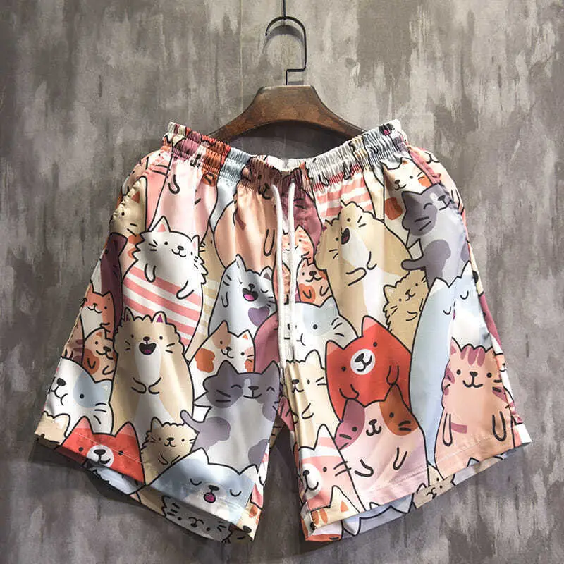 Hawaiian Printed Shirt Shorts Set for Women - Image 47