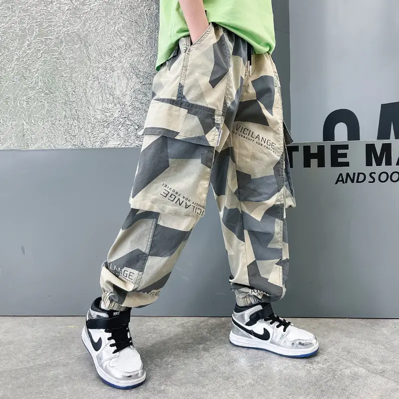 Camouflage Leg Pants for Boys 2022 Summer Lightweight Breathable - Image 4
