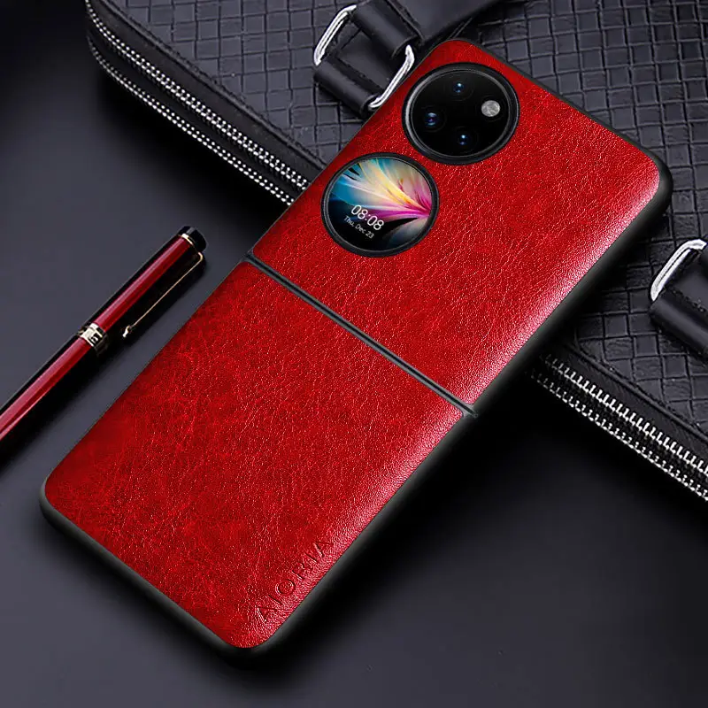Huawei P50 Pocket Phone Case PU Leather Pattern