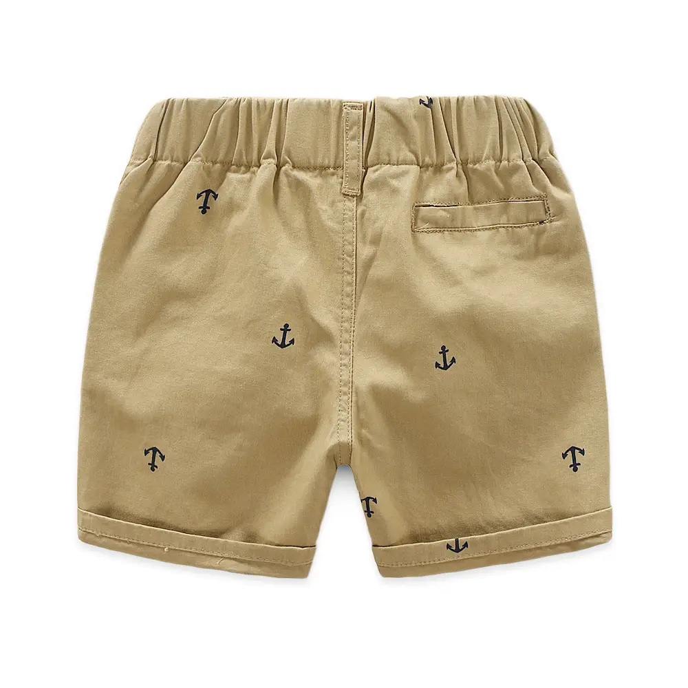 Kids Anchor Print Shorts 2-Pack Summer Casual