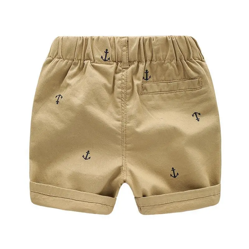 Kids Anchor Print Shorts 2-Pack Summer Casual