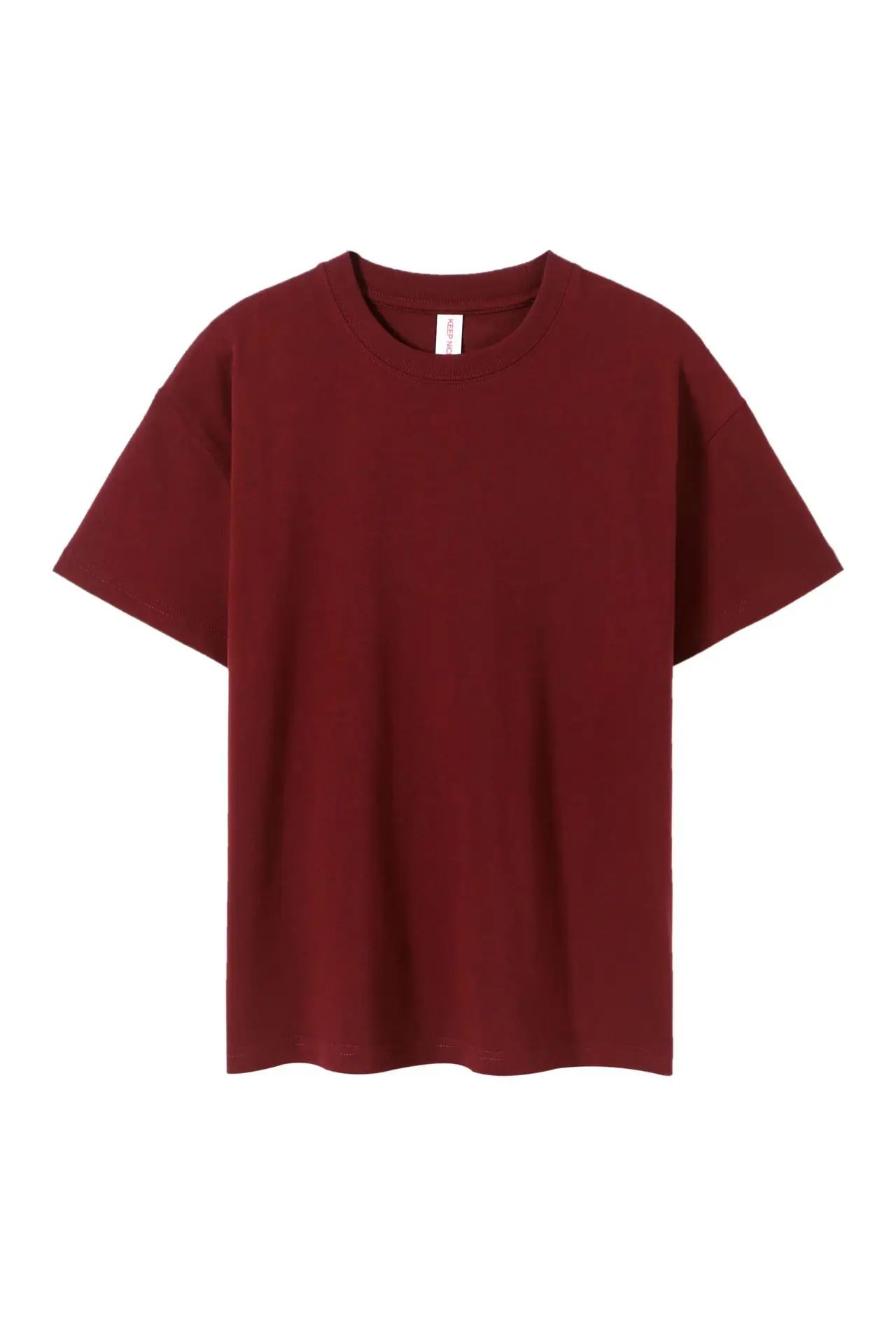 Men Olive Green Loose Fit T-Shirt Short Sleeve - Image 8