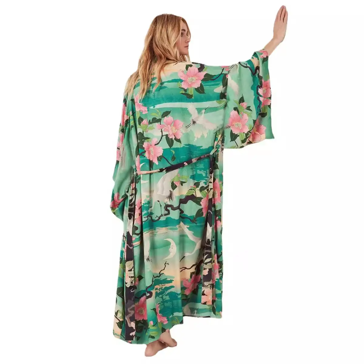 European 2025 Chiffon Green Beach Jacket Sun Protection - Image 6
