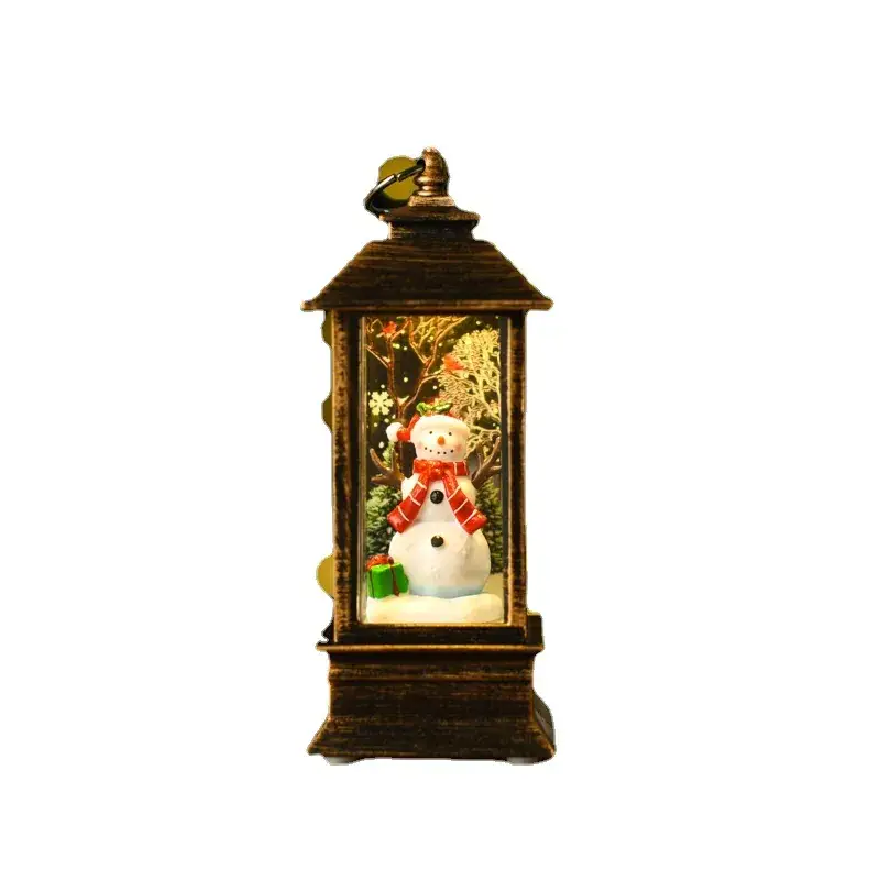 Santa Claus Christmas Telephone Booth Lamp