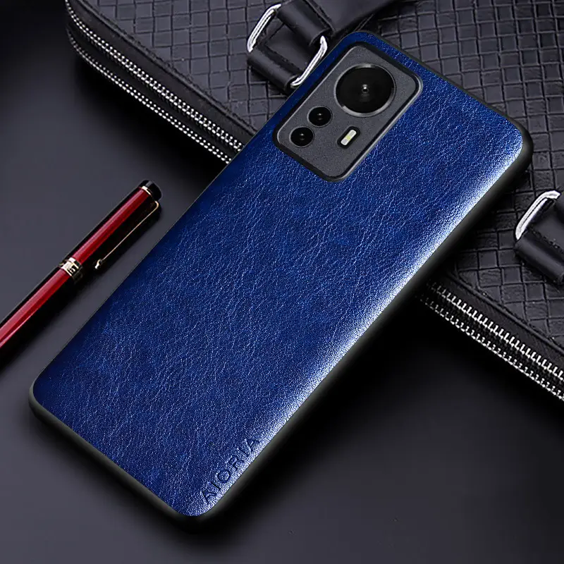 Red PU Leather Mobile Phone Case for Xiaomi Mi 11 Pro - Image 3