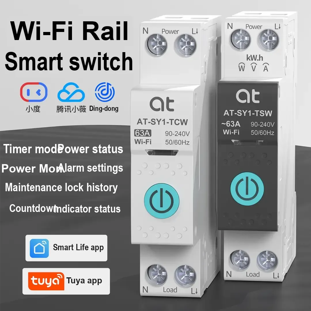 Wi-Fi Smart Circuit Breaker, 90–240 V, 63 A - Image 3